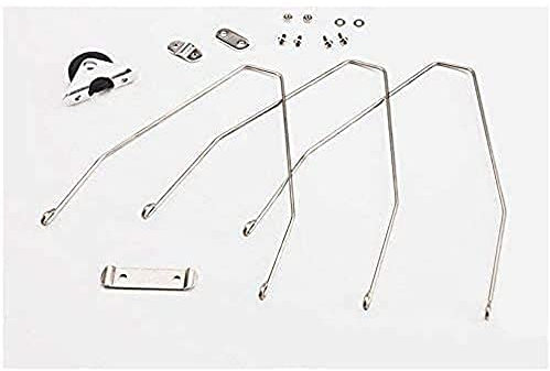 Brompton Hinteres Schutzblech-Streben-Set, Silber