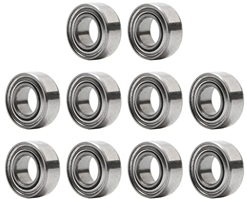 Pxyelec Cuscinetti a sfera MR84ZZ L-840ZZ, 4 x 8 x 3 mm, confezione da 10