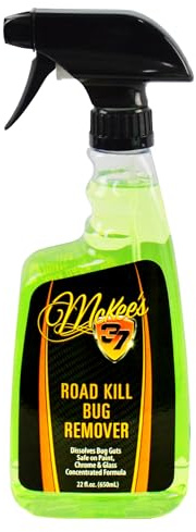 McKee's 37 - Road Kill Remover | Powerful Bug And Tar Remover, Easy and Convenient Car Bug Eliminator Spray for Cars, Trucks, Motorcycles & RVs (22 oz)