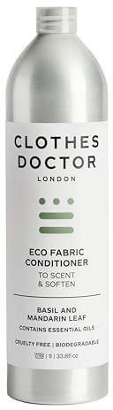 1L Eco Friendly Naturally Fragranced All Purpose Liquid Conditioner & Softener - Made in Britain | Concentrated Formula Natural Scented Laundry Fabric Conditioner | Palm Oil, Cruelty Free - 118 Washes
