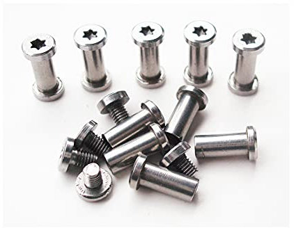 NC EDC Messer Griff Pivot Pin Bolzen Schraube, Survival Knife Nieten Tasche Klappmesser Schaftbefestigungen, Pack 10 (9mm)
