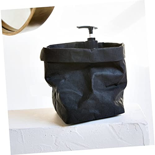 BESPORTBLE Sacchetto di Carta Kraft Lavabile Riutilizzabile Contenitore Decorativo Copertura del Vaso di Fiori Organizer per Riporre Oggetti Taglia S 8X4X4 Pollici
