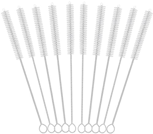 CIDYAUST Straw Cleaner 12 Inch(10-Pack) for Reusable Straws
