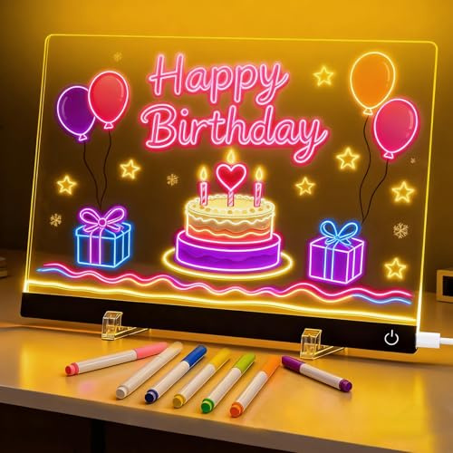 LED Drawing Board, Led Light Note Message Board, Light Up LED Note Board