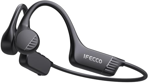 IFECCO Casque Conduction Osseuse Bluetooth 6.0 – IP67 Écouteurs