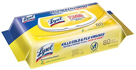 Lysol Handi-Pack Disinfecting Wipes, Brighter Horizon, Country Scent, (Pack of 4 - 320ct Total)