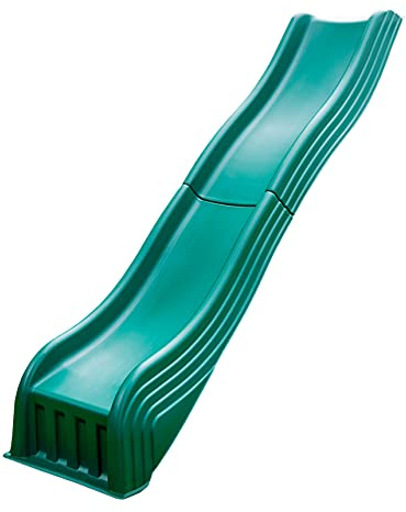 Swing-N-Slide WS 5037 Two Piece Plastic Cool Wave Slide for Swing Sets- Swing Set Replacement Slide, Green