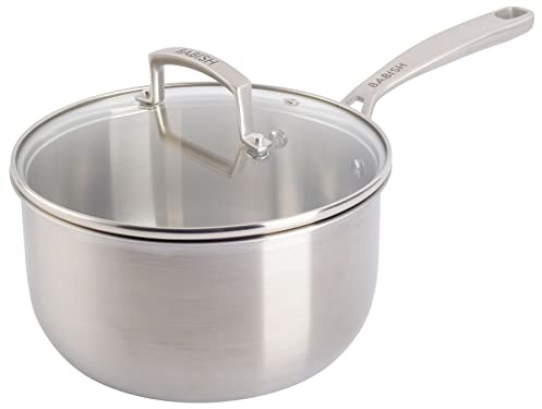 Babish Stainless Steel 3.5qt Triply Professional Grade Sauce Pan