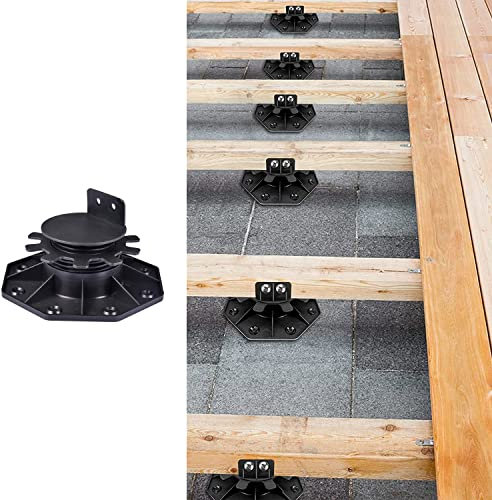 New 30 pcs Decking & Flooring Joist Supports Standard Height Adjustment from 60mm to 140mm,Holds 600Kg (1324 lbs)