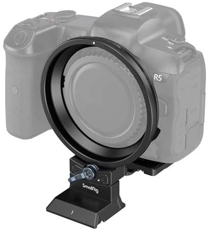 SmallRig Rotatable Collar Mount Plate for Canon R5 / R5 C / R6 / R6 Mark II Cameras, Horizontal-to-Vertical Mount Plate - 4300