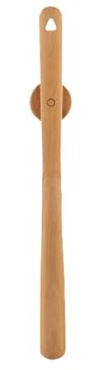 Skohorn Magnetisk skohorn med utökat handtag i bokträ, skohorn i massivt trä, 50 cm – träfärg, Taglia unica