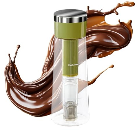 Cold Brew Maker - Cold Tea Brewer 750ml | Portable Water Pot Iced Coffee Pitcher for Family Daily Use Picnic Camping Backyard Kitchen Men Women Home Cafe Workplace