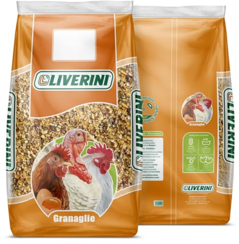 Liverini Granaglia Mangime per polli, ovaiole, tacchini, faraoni, fagiani e anatre 25KG