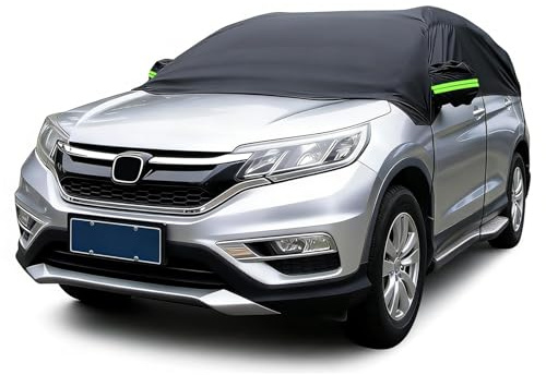 Chingcoo Lona para coche, impermeable, protección contra todo tipo de climas, para SUV, protección contra la lluvia, el polvo, el sol, las hojas, color negro