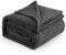Bedsure Fleece Blanket King Size for Bed - Soft Cosy Fluffy Throw Blankets, Warm Large Throws for Audlts, Dark Grey, 270x230 cm