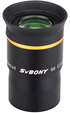 SVBONY Telescopio Oculare Completamente Mutil Rivestito 1.25 Telescopio Accessori Set 66 Gradi Ultra Grandangolare HD 15mmfor Astronomia Telescopio