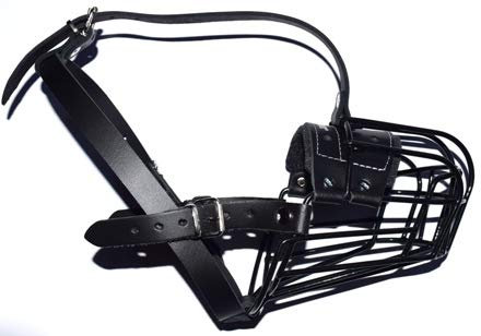 Starker Maulkorb aus Drahtmetall für Hunde, Deutscher Schäferhund, Labrador und andere