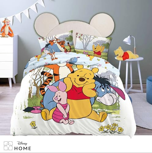 Wild South Shop Winnie Pooh Bettwäsche 40x60 + 100x135cm, 100% Baumwolle