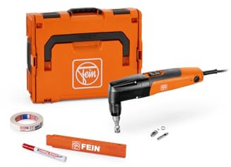 Fein Knabber BLK 2.0 E SET (bis 2 mm, inkl. Stempel- und Matrizenset, Permanentmarker, Malerband, Meterstab) Nr. 72324061000