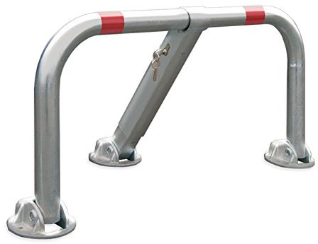 Parkbügel, ARS480, Parkplatzsperre, Parkplatzsicherung Sperrbügel (Profilzylinder gleichschließend)