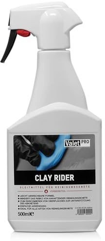 Detailmate ValetPRO - Set lubrificante per la pulizia della vernice, flacone spray da 500 ml, lubrificante e plastilina per la pulizia, 100 g + 1 paio di guanti di protezione