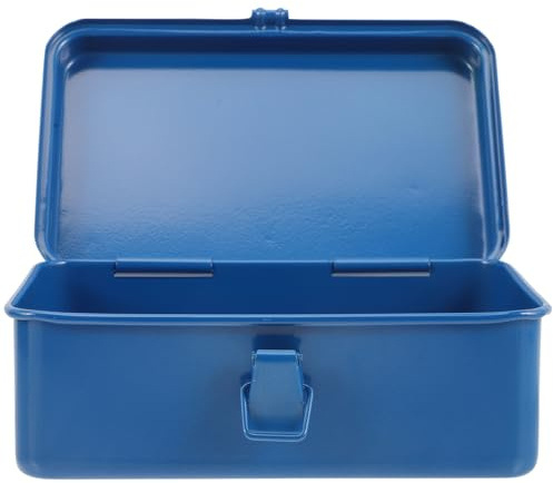 Angoily Caja De Herramientas Metálica Portátil Organizador Mecánico Contenedor De Almacenamiento 7.48X4.72X3.07In Resistente Para Destornilladores Llaves Y Taladros