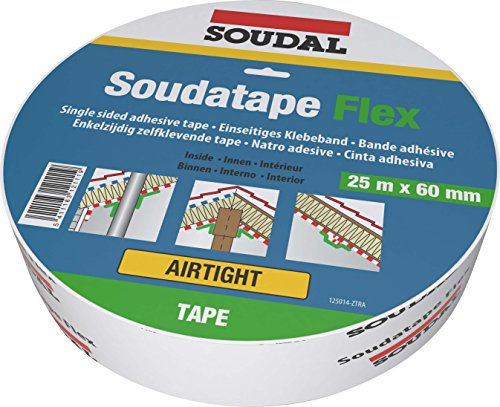 Soudal Soudatape Flex Elastic Tape for Vapour Barrier and Barrier (25 lfm)