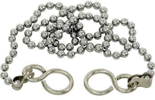 Basin / Sink Ball Plug Chain Polished Chrome Ball Type Length 300mm 12 Inch