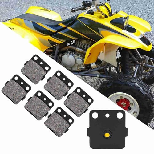 Pastillas de freno de disco, 6 uds., Pastillas de freno delanteras traseras, pastillas de freno de repuesto para motocicleta, para TRX400EX TRX400X Sportrax 99-14