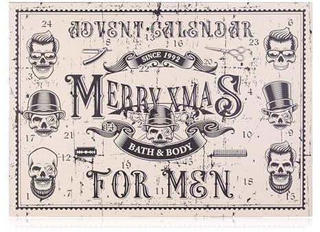 Adventskalender MEN – Box mit 24 Pflege- und Badeüberraschungen für Männer