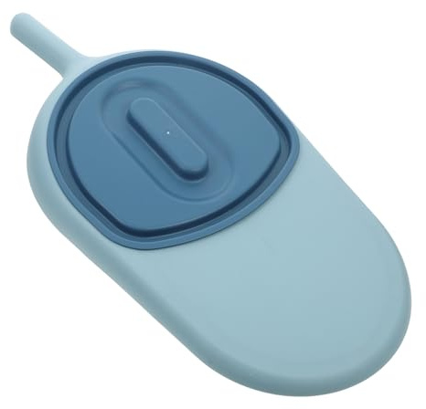 SOPOTUTU Bassin De Lit Inclinable Avec Couvercle Pour Femmes Âgées Et Patientes Alitées Urinoir Portable Bleu Design Ergonomique Antidébordement Pp Sécurisé