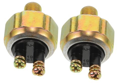 Kichvoe Interrupteur De Feu Stop Hydraulique en Métal Lot De 2 pour Camions Et Véhicules Agricoles Sécuritaire Et Robuste Compatible Chariots Élévateurs Et Chargeurs