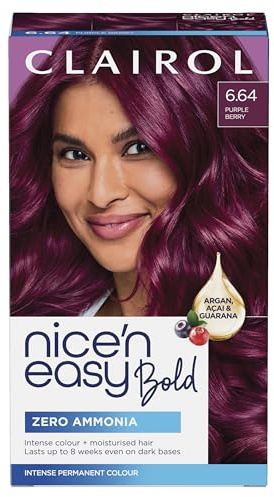 Clairol Nice N Easy Permanent Bold Zero Ammonia Hair Dye 6.64 Purple Berry