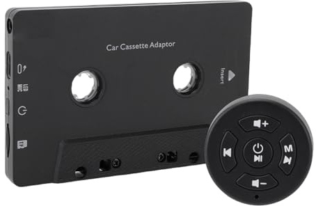 Annadue Bilstereo Bluetooth Trådlös Kassettmottagare, Bilbandspelare Bluetooth 5.4 Cassette Aux Adapter, med Fjärrkontroll, för Smartphone, Surfplatta, MP3-spelare, Etc