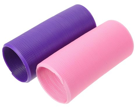 POPETPOP 2pezzi Tunnel Pieghevoli per Animali Domestici Tunnel Divertenti per Criceti e Gerbilli Tubi di Grandi Dimensioni in Plastica per Esplorazione e Esercizio Facile da Assemblare