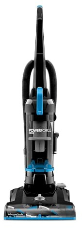 BIISSELLLL Power Force Helix Bagless Upright Vacuum, Powerful Suction for Pet Hair,Carpet, Tile & Hardwood,Cleaning, Scatter-Free Technology, Large Dirt Tank, 23ft Cord, 5 Height Settings