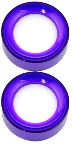 Lurrose Humedecedor de Dedos Esponja Transparente Morado, 2 Piezas para Contar Dinero y Manipular Papel, Dispositivo de Oficina para Mojar Dedos, Herramienta para Bancos y Tiendas