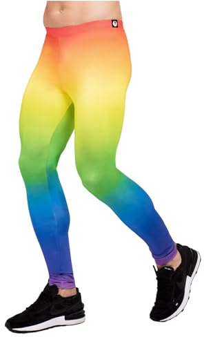 Kapow Meggings Originals Men’s Fashion Leggings, Lightweight 4-Way Stretch Streetwear Tights for Festivals, Concerts, Travel, Lounging & Everyday Wear
