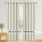 PONY DANCE Verdunklungsvorhänge Beige Thermogardinen Hitzeschutz mit Ösen Gardienen 2-Set H 228 x B 167 cm Verdunkelnde Vorhänge Wohnzimmer Thermal Curtains, Hellbeige