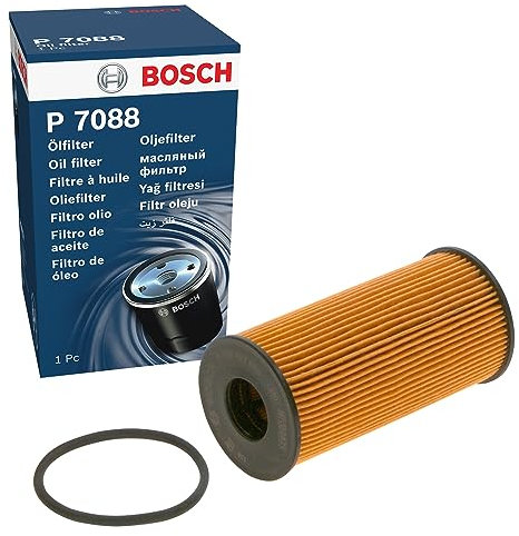 Bosch P7088 Filtre à Huile Automobile - Sépare la Suie et les Particules Métalliques de l'Huile Moteur, Lubrification Fiable du Moteur