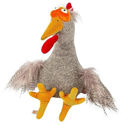 Sigikid 42984 Chilling Chicken Kikeriki Kuscheltier für Mädchen und Jungen: Sammeln, Schenken, Spielen, Schmusen, empfohlen für Kinder und Erwachsene von 3 bis 99 Jahren