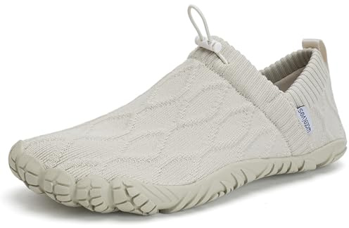 WateLves Barefoot Water Shoes Women Men Minimalist Comfortable Walking Shoes Beach Outdoor Running Sneakers (Apricot,38)