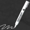 RiyaNed White Acrylic Pens,Waterproof Paint Permanent Marker 2.0mm Quick-drying Suitable for ceramic, stone, canvas, metal, wood, glass, Easter eggs, Christmas decoration design painting.