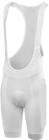 LPHFDCS Cyclisme Homme Cuissard à Bretelles de Cyclisme for Homme White Only avec Coussinet en Gel Cuissard Velo Homme(M)