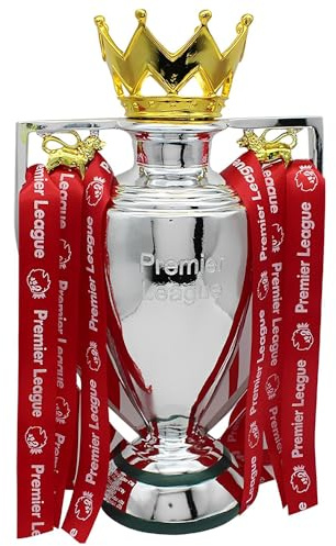 JHRFU Trophée De La League Anglaise De Football Trophées des Champions Premier Bar Bureau Maison Bureau Décoration Cadeau pour Les Supporters,16cm/6.3inch