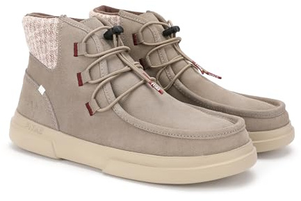 Pitas | TRENTO | Stivali casual da donna | Stivaletti in pelle| Scarpa urbani | Mocassini | Nautiche invernali | Sneakers Casual | Calzatura Senza lacci | Calzature Walkinpitas | Beige | 37