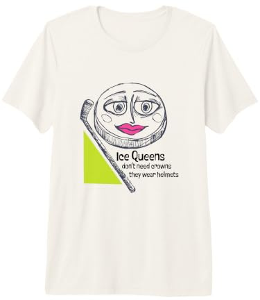Humour de Hockey Amusant pour Femmes pour Les joueuses de Hockey féminines T-Shirt Haut de Gamme