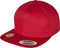 Flexfit Unisex-Adult 6089OC-Organic Cotton Snapback Baseball Cap, red, one Size