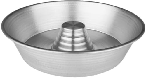 Trade Shop - SET 2 PEZZI STAMPO CIAMBELLA CASATIELLI 16 CM CIAMBELLONE RUOTO TEGLIA TORTIERA -