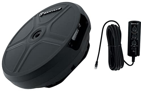 Rockville RockGhost V2 800W Powered 11 Car Subwoofer, Anti-Theft Spare Tire Design, Deep Bass, Easy Install, Perfect for Car Audio Enthusiasts